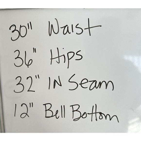 VENUS Womens NWT Tie-Dye Flare Leg Bell Bottom Blue Jeans Mid Rise Denim Sz 8 - Picture 8 of 8